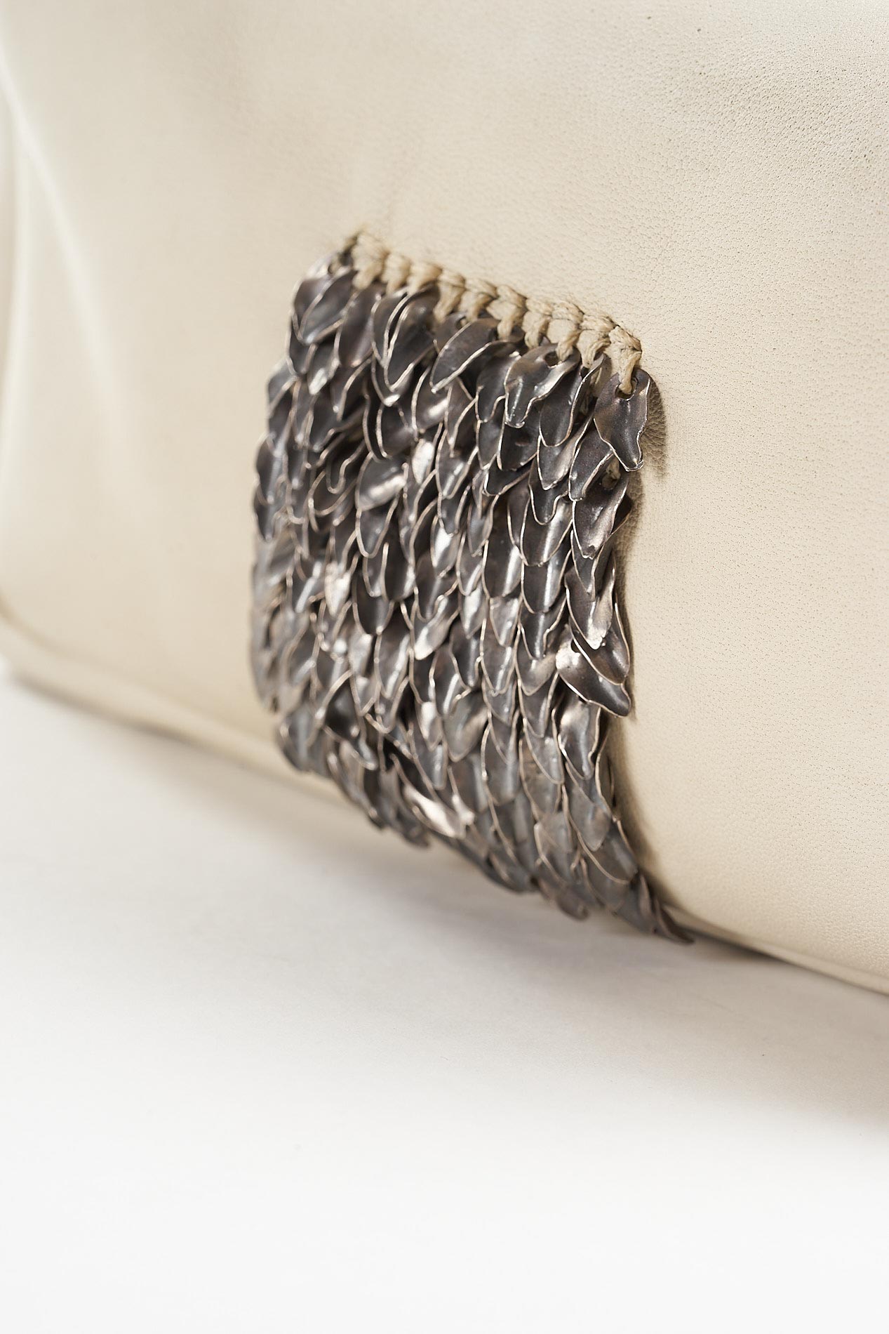 daniele basta leather and silver bags - DETAIL